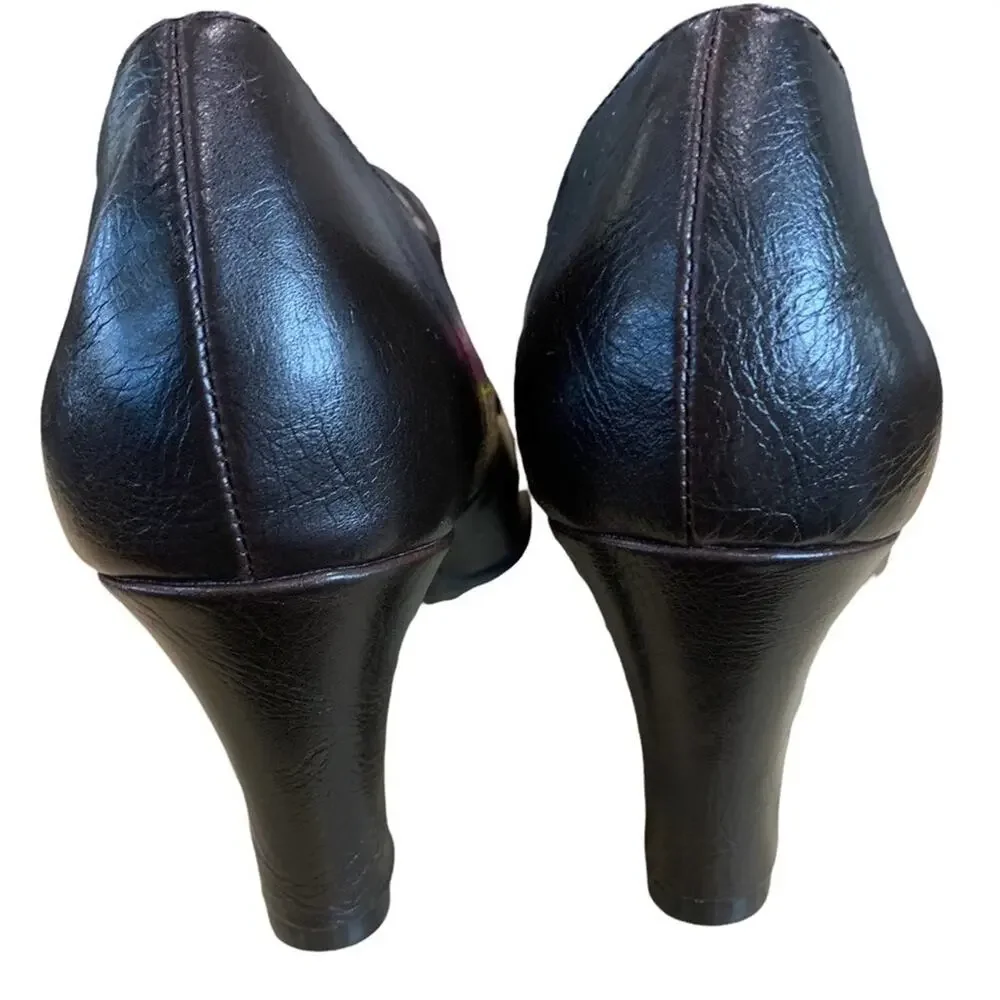 Aerosoles  shoes shooties. Side zip slip‎ on ankle booties. Size 8. Heel rest - Picture 8 of 11